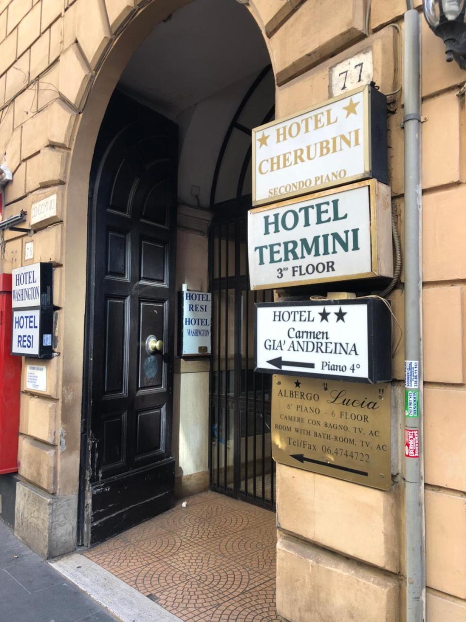 Hotel Cherubini Rome Exterior photo